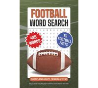 Football Word Search Puzzle Book: Word Searches with Easy to Read Print about Football, Football Trivia, Football Puzzles and More | 6x9 inches, 110 ... Gift for Vacations, Holidays and Free Times