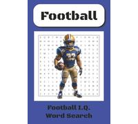 Football Word Search Puzzle Book: Word Searches with Easy to Read Print about Football, Historic Players, Stadiums and More | 6 x 9 inches, 110 Pages ... Gift for Vacations, Holidays and Free Times