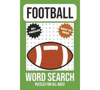 Football Word Search Puzzle Book: Word Searches with Easy to Read Print about Football Players, Football Teams, Football Terms, and More | 6x9 Inches, ... for Vacations, Holidays, and Anxiety Relief