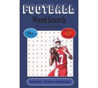 Football Word Search Puzzle Book: Word Searches with Easy to Read Print about Football, Professional Players, Fans, Terms and More |6x9 inches, 110 ... for Vacations, Holidays and Time Relaxing