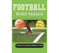 Football Word Search Puzzle Book: Word Searches with Easy to Read Print about Football Teams, Stadiums, Players and More | 6x9 inches, 122 pages | 60+ ... … Gift for Vacations, Holiday & Free Times