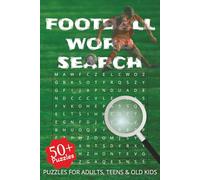 Football Word Search Puzzle Book: Words Searches with Easy to Read Print about Football, Football players, Football gagdets and More | 6x9 inches, 110 ... Gift for vacation, Holidays and Free Times.