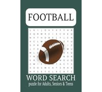 Football Word Search: Word Searches with easy to Read, Print about American Football, Football league, Football Sports and More | 6X9 inches, 110 ... or Vacations, Holidays and Relax Time