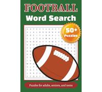 Football Word Search: Word Searches with Easy to Read Print about Football, Sports and More | 6x9 inches, 110 pages | 50+ Puzzles | Great Gift for Vacations, Holidays, Birthdays, and other occasions.