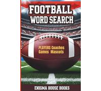 Football Word Search: Word Searches with Easy to Read Print about Players, Coaches, Games, Mascots and More | 6x9 inches, 110 pages | 50+ Puzzles... Gift for Vacations, Holiday and Free Times