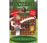 Football Word Searches: Word Searches with Easy to Read Print for Family Fun about Football, Football Games, Football Terms, and More | 6x9 inches, ... Gift for Vacations, Games, and Free Times