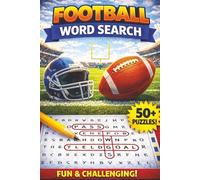 Football Wordsearch Puzzle Book: Word Search with Easy to Read about Football, Athletes, Sports, and more [6x9 inches, 110 pages] 50+ puzzle....Gift for Vacations, Holidays, and Free Times