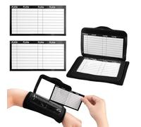 Football Wrist Playbook con 2 Tarjetas de Papel, Soprts Pulsera de Muñeca