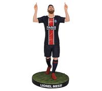 SoccerStarz Football's Finest - Producto Oficial del Paris Saint-Germain Football Club Lionel Messi, Resina Altamente Detallada, Lujosa Estatua de fútbol Coleccionable