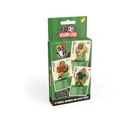 Footbrawlers - El mejor juego de cartas de fútbol para adultos y adolescentes - 55 leyendas de ataque, defensa y final de carrera - Regalo divertido para fanáticos del fútbol, chicos y noches de juego