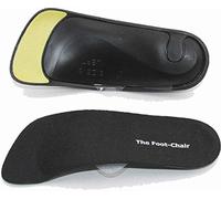 FootChair - Zapatos de vestir delgados o de bajo volumen con altura de arco ajustable para aliviar la fascitis plantar y otros dolores de pies., Negro -, (Women's 9-10.5 / Men's 7-8.5)