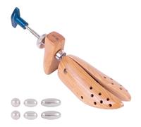 FootFitter Tensor de zapatos profesional de 2 vías, extensible en longitud y ancho, construcción fuerte y robusta, haya, 45/47 EU