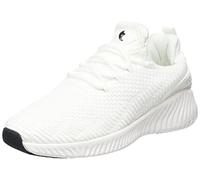 Footfox Señoras Caminando Zapatos de Moda - Usar Zapatos Deportivos Blancos para Correr Zapatos de Tenis para facilitar la respiración Zapatos de Tenis de Punto Casuales para gimnasios, 40.5 EU