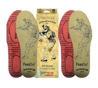 Footgel - 2 Pares Plantillas Gel Edition Militar y Policial | Plantillas Gel Botas de Trabajo Transpirables, Cómodas | Previene Dolores en Pies, Rodillas, Lumbares | Eucalipto, Tallas 35 a 38