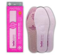 Footgel - 2 Pares Plantillas Gel Mujer Trabajo | Plantillas Mujer Uso Diario Transpirables, Cómodas | Estabilizadoras, Previenen Lesiones, Dolores en Pies, Rodillas y Lumbares | Tallas 35 a 38