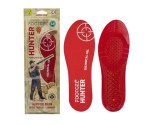 FOOTGEL HUNTER - Plantillas Gel Alta Amortiguación para Botas de Caza | Certificadas CE | Antibacterianas, Antideslizantes, Veganas | Alivio Dolor Pies, Rodillas y Zona Lumbar