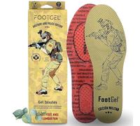 Footgel - Plantillas Gel Edition Militar y Policial | Plantillas Gel Botas de Trabajo Transpirables, Cómodas | Estabilizadoras, Previene Dolores en Pies, Rodillas, Lumbares | Eucalipto, Tallas 43 a 46