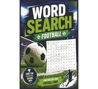 Footiball Word Search Puzzle Blook: Word Search with Easy to Read Print about Footiball, soccer, and more |6x9 inches, 101 pages | 50 Puzzels... Gift for Vacations, holidays and Free Times
