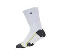 FootJoy 18590h-10271 Calcetines de Golf, Jardín Blanco/Opulento, Shoe Size: 7-12 Hombres