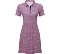 Footjoy Animal Print Womens White/Berry/Black XS Vestido