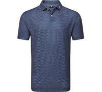 Footjoy Bounce Print Pique Mens Dark Denim M Camiseta polo