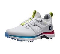 FootJoy Carbono Hyperflex, Zapato de Golf Hombre, Blanco Azul Morado, 41 EU