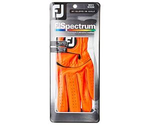 FootJoy FJ Spectrum - Guantes para Hombre, Color Naranja, Talla L