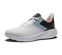 FootJoy Flex Mujer, Zapatos de Golf, Blanco/Negro/Rosa, 38 EU