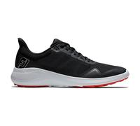 FootJoy Flex, Zapatos de Golf Hombre, Black/White/Red, 45 EU