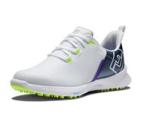 FootJoy Fuel Sport, Zapatos de Golf Mujer, Navy/Lime, 36.5 EU