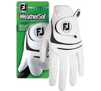 FootJoy Guante de golf compuesto para mano izquierda WeatherSof Color: Blanco Talla: L