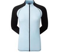FootJoy Houndstooth Printed sudadera de mujer, black/blue houndstooth, XS