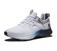 FootJoy Hyperflex Carbon, Zapatos de Golf Hombre, White Navy Blue, 44.5 EU
