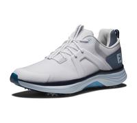 Footjoy Hyperflex - Zapatos de Golf para Hombre, Blanco y Azul Pizarra, 42 EU
