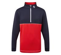 FootJoy Junior Niño Color Block Chill-Out Media Cremallera Golf Jersey FJ 2022