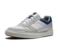 FootJoy Men's Contour Casual Golf Shoe, White Navy Grey, 41 EU