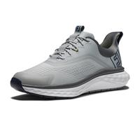 FootJoy Men's Fj Quantum Golf Shoe, Grey White Blue, 42.5 EU