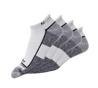 FootJoy Men's ProDry Roll Tab 2-Pack Socks, White, Fits Shoe Size 7-12