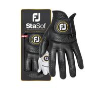 FootJoy Mens StaSof Golf Glove Black Small Worn on Left Hand