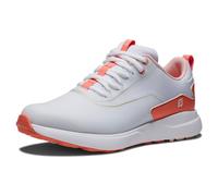 FootJoy Performa, Zapatos de Golf Mujer, Blanco y Coral, 40 EU