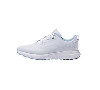 FootJoy Performa, Zapatos de Golf Mujer, Blanco, Blanco, Azul, 39 EU Ancho