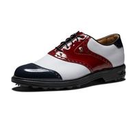 FootJoy Premiere Series Wilcox, Zapatos de Golf Hombre, Blanco y Azul Marino, 45 EU