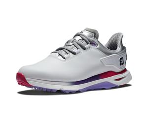 FootJoy Pro/SLX Women's, Zapatos de Golf Mujer, Blanco Plata Multi, 38 EU