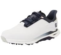 FootJoy Pro/SLX, Zapatos de Golf Mujer, Blanco, Azul Marino, Rosa, 41 EU Ancho