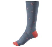 FootJoy ProDry Crew - Calcetines de moda para hombre, grafito/coral