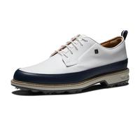 FootJoy Serie Premiere Field LX, Zapatos de Golf Hombre, Blanco, Azul Marino, Gris, 42 EU