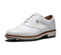 FootJoy Serie Premiere Wilcox, Zapato de Golf Hombre, Blanco Blanco Gris Claro, 44 EU Ancho