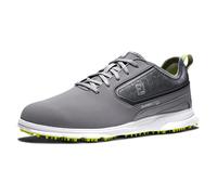 FootJoy Superlites XP, Zapatos de Golf Hombre, Grey/White/Lime, 42.5 EU