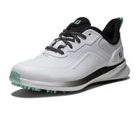 Footjoy Tenis Pro SlGolf para Hombre, Blanco, Negro, Verde Azulado, 42 EU