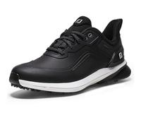 Footjoy Tenis Pro SlGolf para Hombre, Negro/Blanco/Gris, 45 EU